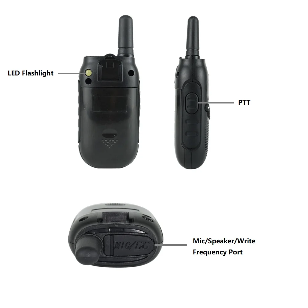 Мини иди и болтай Walkie Talkie Baofeng T6 FRS PMR приемо передающая радиоустановка BF для