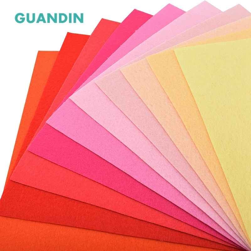 GuanDin 40 шт. в 1 упаковке смешанный однотонный цвет полиэфирная Нетканая войлочная
