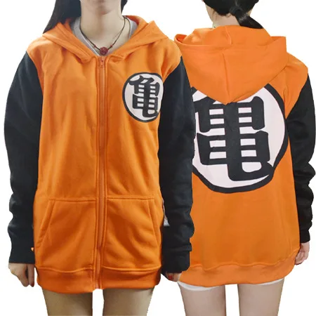 2017 Drogon Ball Goku character Unisex Adult cosplay Anime Winter clothes zipper Sweater | Cosplay Costumes