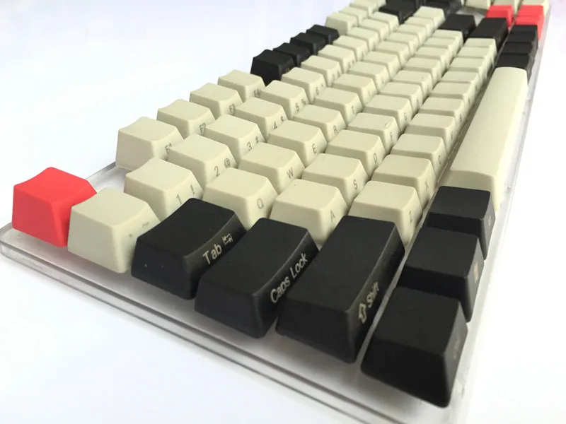 Классный джаз черный серый смешанный плотный PBT 104 87 61 ключевой колпачок OEM