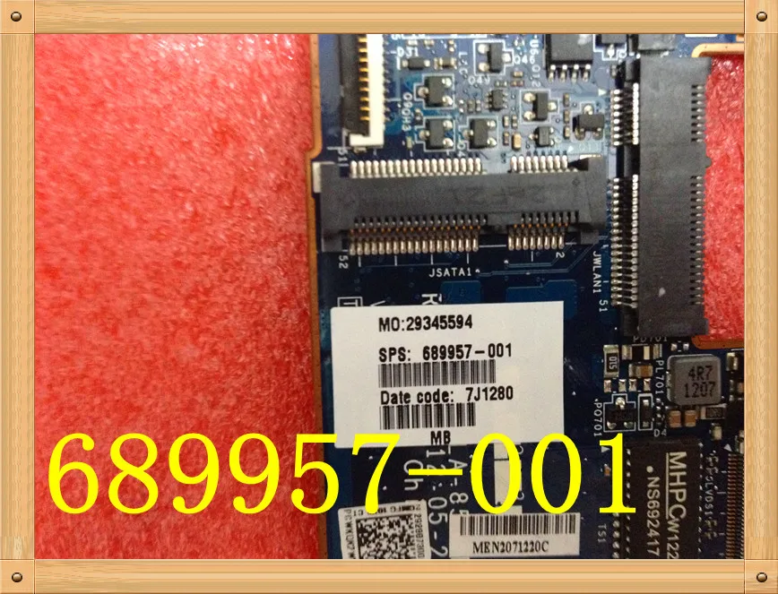 Оригинальный Для HP призрак XT 13 2000 серии Материнская плата ноутбука La 8554p 689957 001