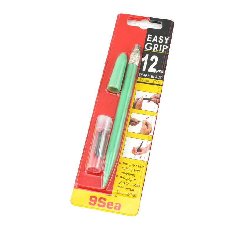 

Taiwan's nine foreign 9 sea SK5 model of high carbon steel engraving pen knife (with 12 blade)