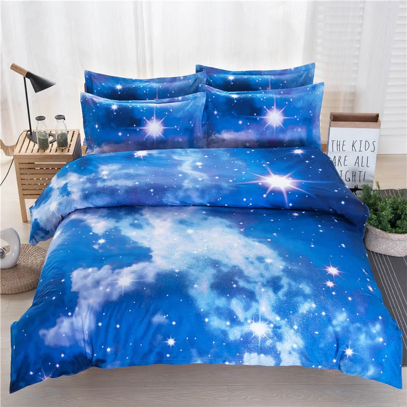 3d Galaxy постельное бельё один двойной Twin/Queen 2 шт./3 шт./4 шт. постельного белья