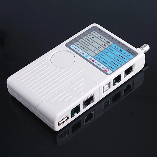 4 в 1 пульт дистанционного управления RJ11 RJ45 USB BNC Кабельный тестер кабеля LAN сетевой
