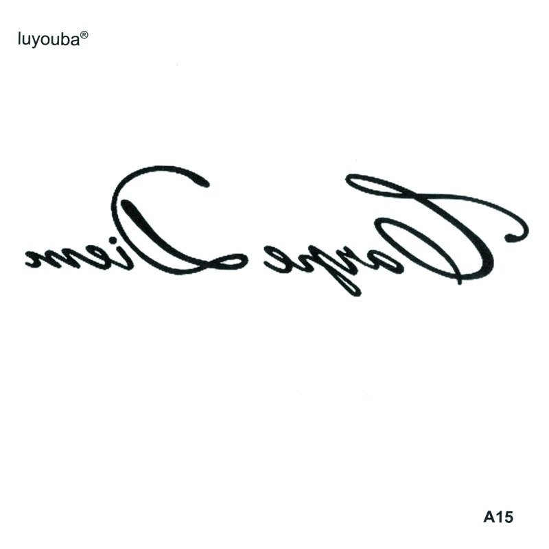 Английские буквы искусственные татуировки для мужчин искусственная татуировка