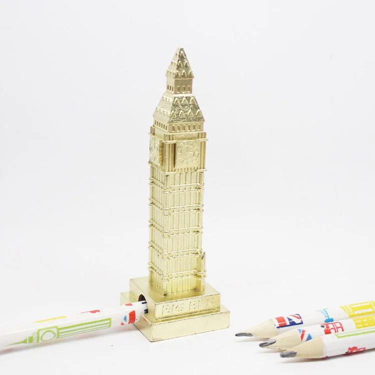 British Style London Big Ben Model Pencil Sharpener Creative Gifts