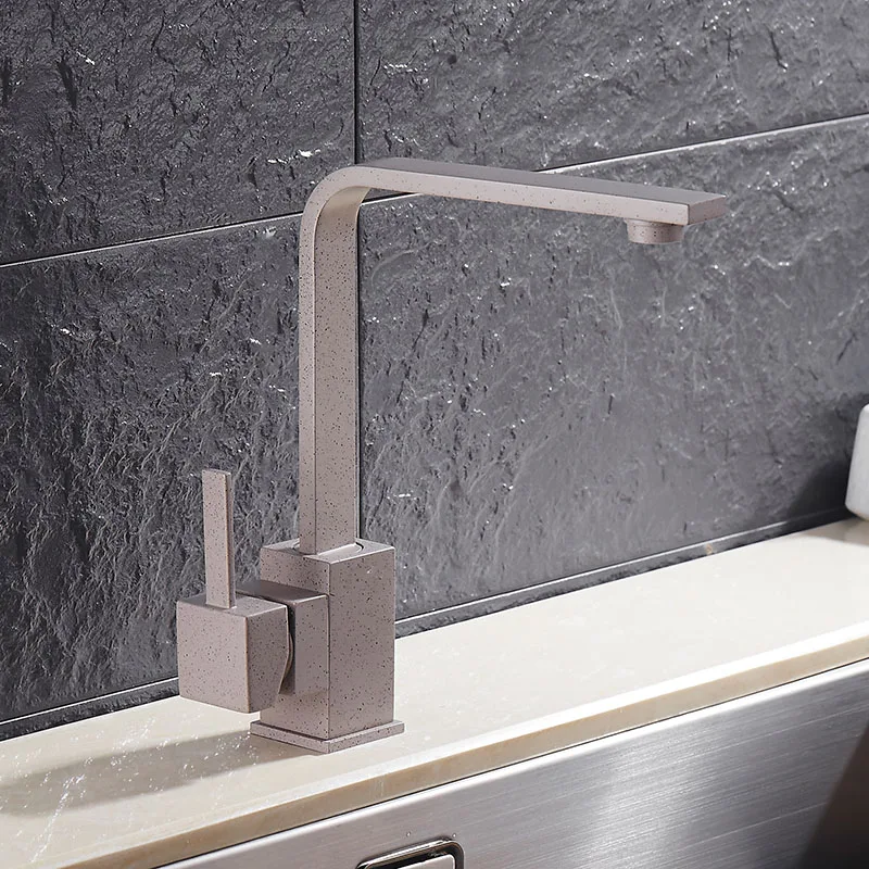 OUYASHI modern kitchen faucet cold and hot sink mixer tap single handle deck mounted water | Обустройство дома