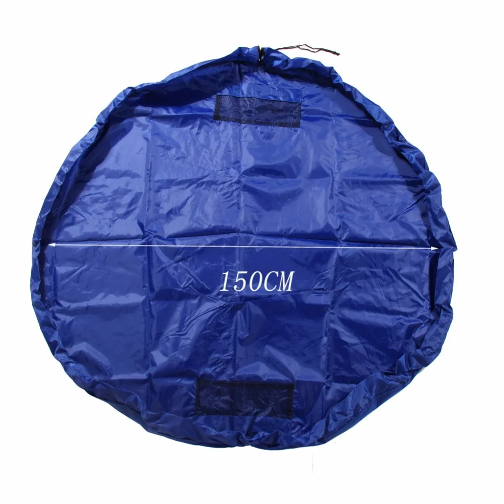 Портативная сумка для игрушек 150 см Детская хранения игровой коврик органайзер