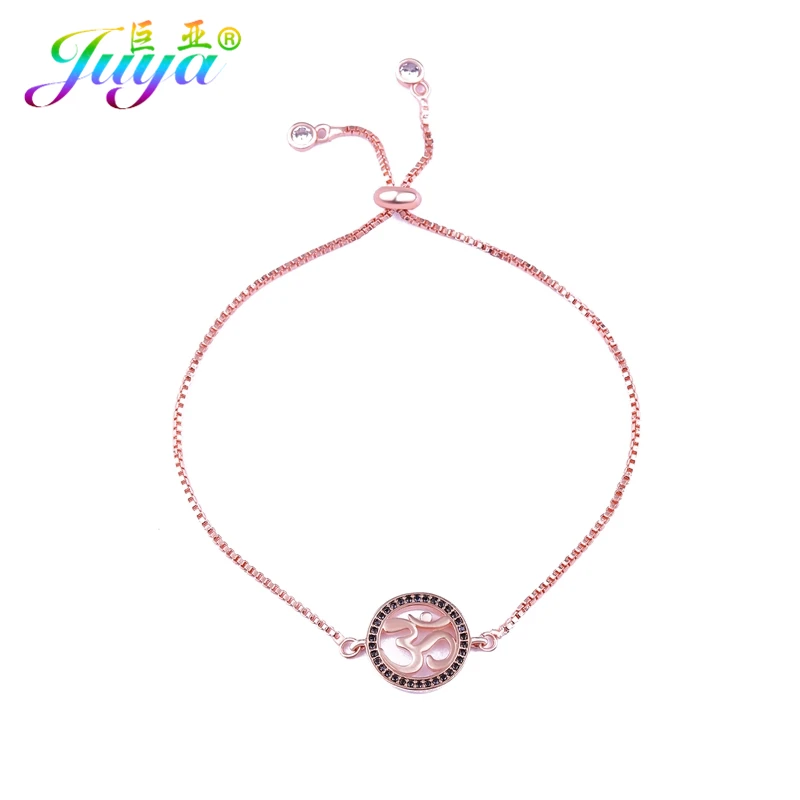 Женские и мужские индийские браслеты Juya Fashionalbe с микро цирконием подвеска