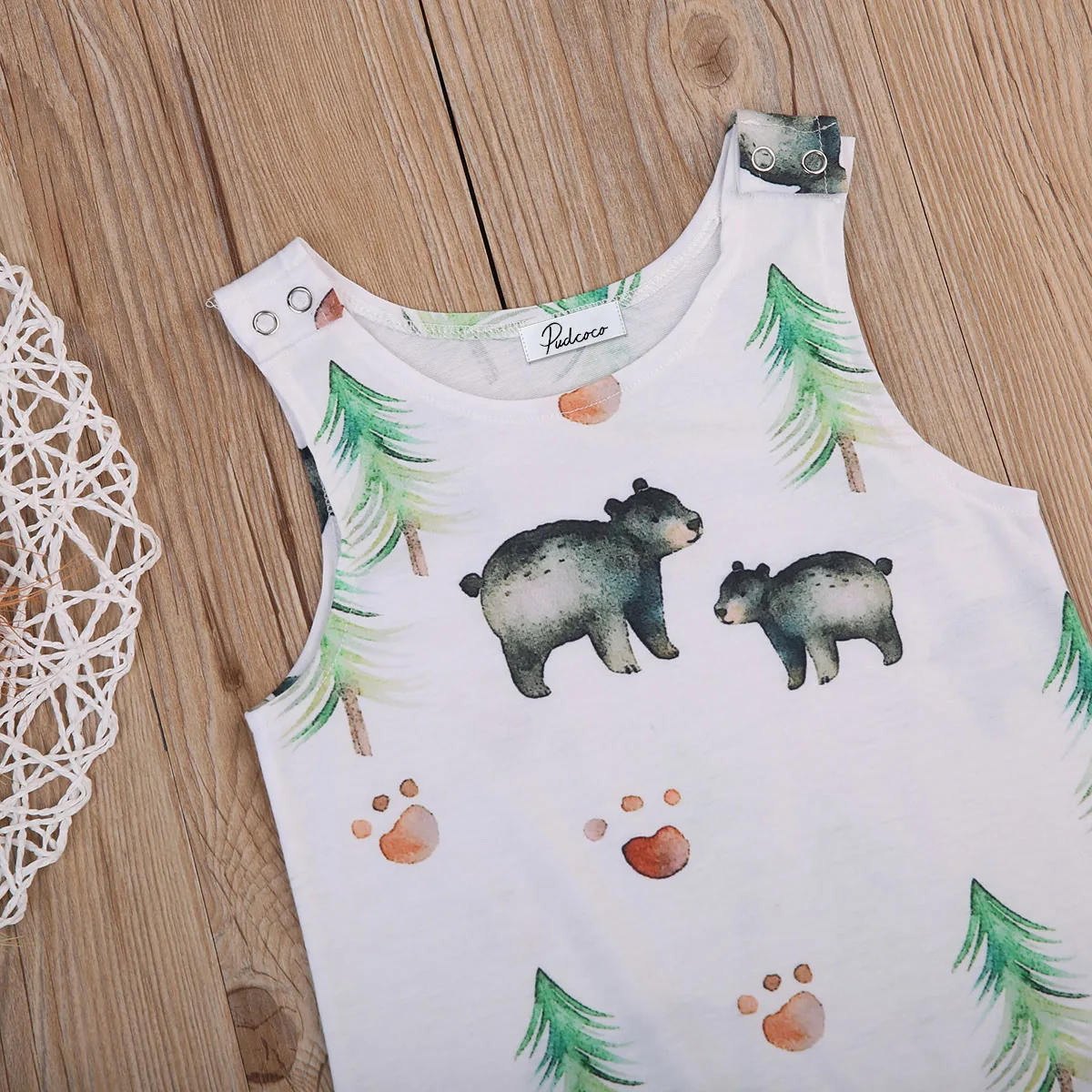 Детский комбинезон с животными коллекция 2017 года цельный Комплект для маленьких