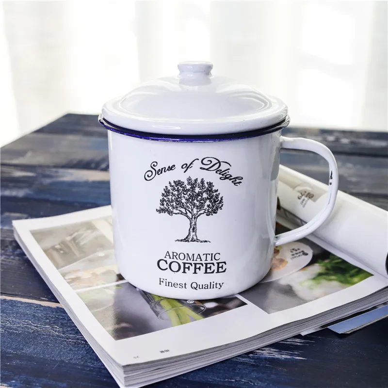 

Retro Water Glass Nostalgic Mug Office Teacup Coffee Cup