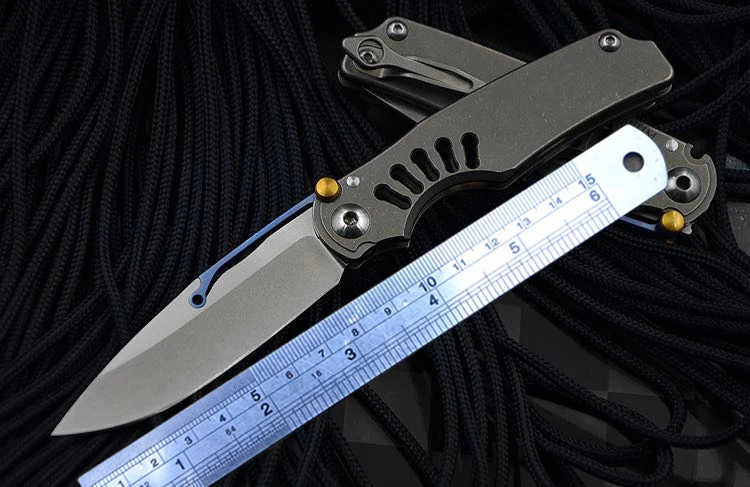 Карманный нож VENOM Kevin John Tilock с титановой ручкой M390 лезвие для выживания