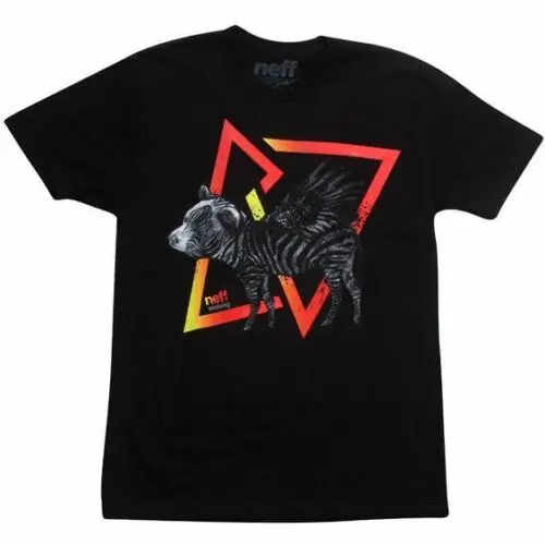 

NEFF Men's S/S T-Shirt "Evolving" BLK - Medium - NWT Tee Shirt Hipster Harajuku Brand Clothing T-Shirt