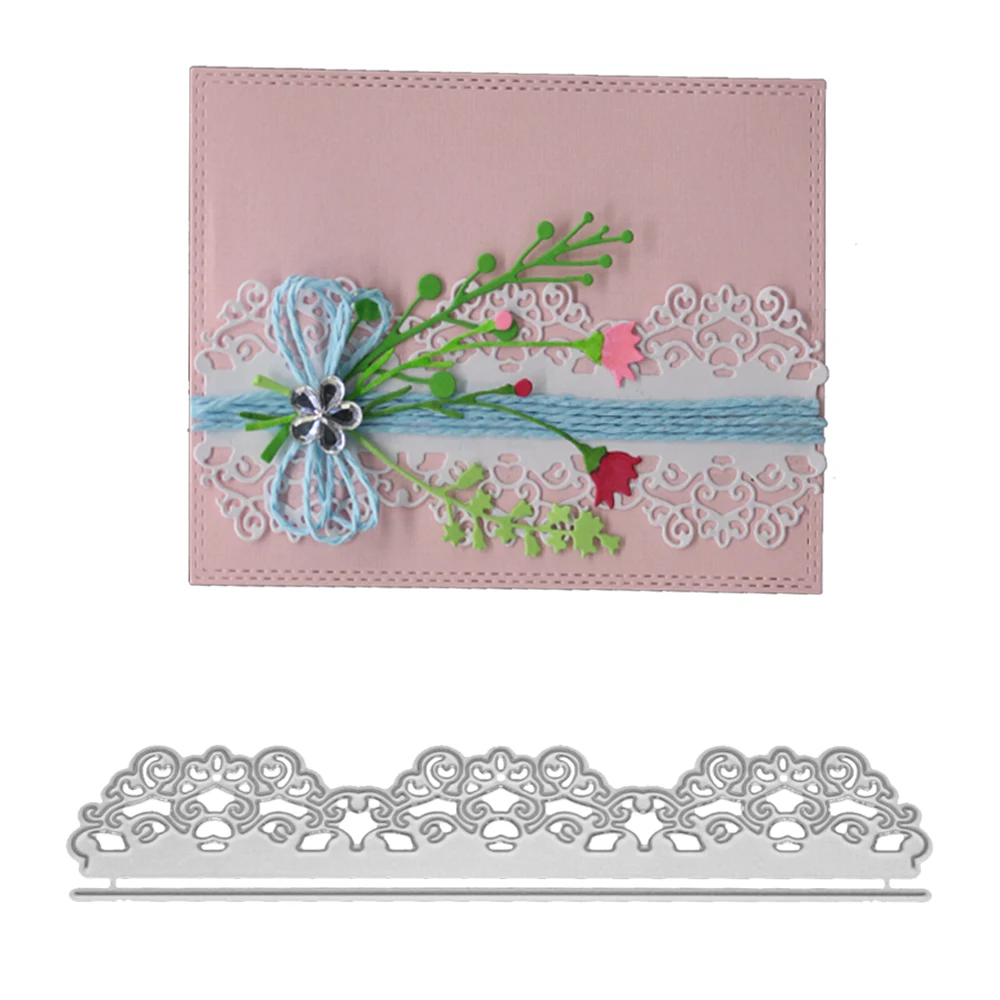 Металлические режущие штампы для скрапбукинга DIY винтажная кружевная кромка