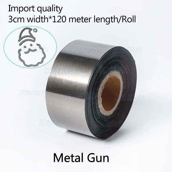 Metal gun ZONESUN 3 см Diy Премиум Бумага ПВХ кожа Золотая фольга бронзовая бумага коробка для сигарет коробка для мобильного телефона горячая штамповка машина бронзовая - Цвет: Metal gun