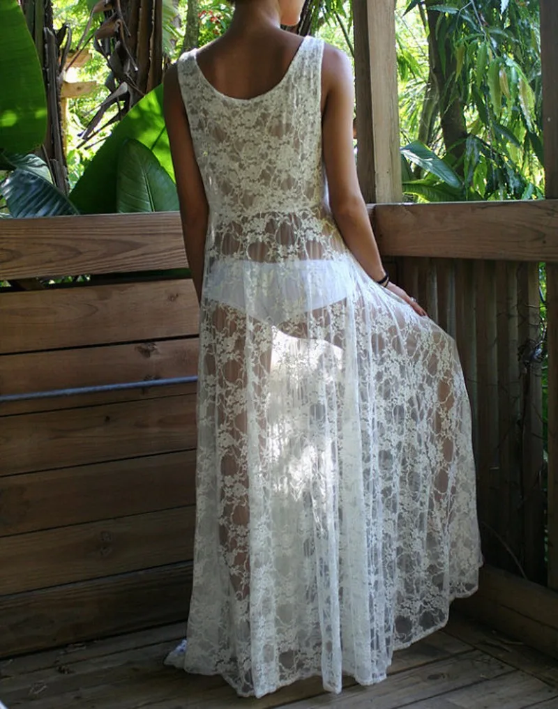 Женское кружевное бикини Пляжное платье пляжная одежда купальный костюм накидка