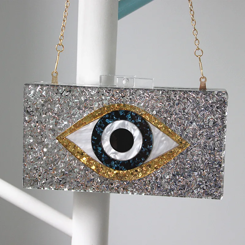 Эксклюзивная Высококачественная Роскошная акриловая Сумочка на плечо вечерняя