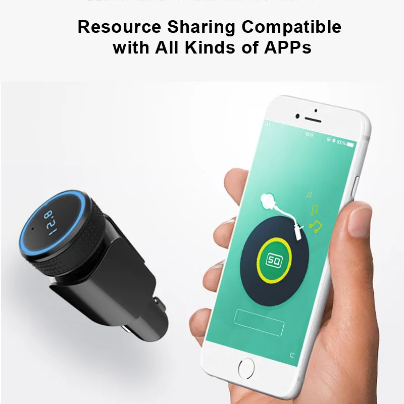 Популярный автомобильный универсальный Bluetooth MP3 музыкальный плеер Зарядное