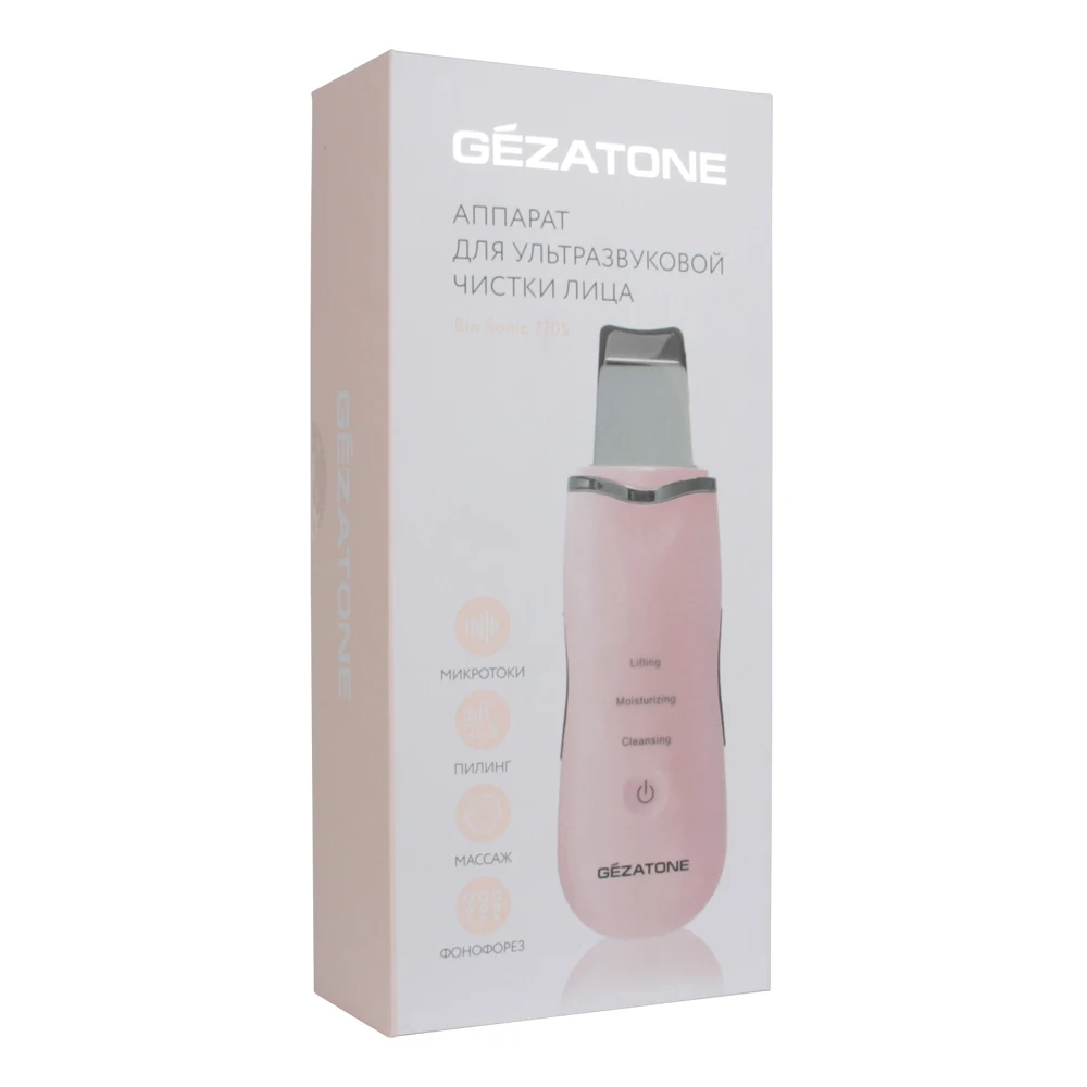 Аппарат Gezatone Bio Sonic 770S для ультразвуковой чистки лифтинга и тонизации кожи