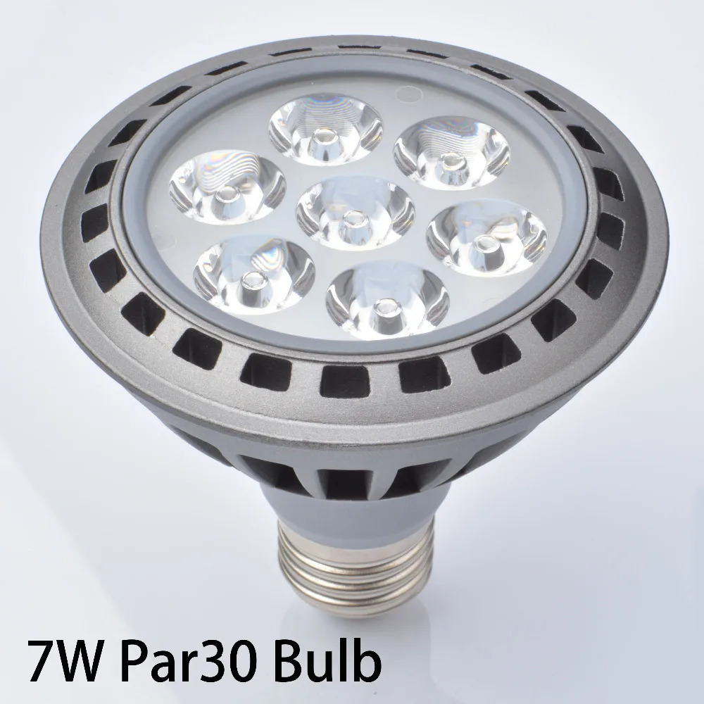 PAR LED PAR30 7 Вт par30 лампы светодиодные диммирования лампочки База E27 E26 B22 вт|base e27|led 7wled