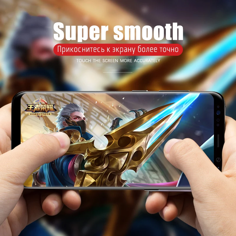 20 шт./лот полное покрытие закаленное стекло пленка для Samsung A9 A8 Plus A7 A6 J8 J4 J2Pro J7 J2 J6