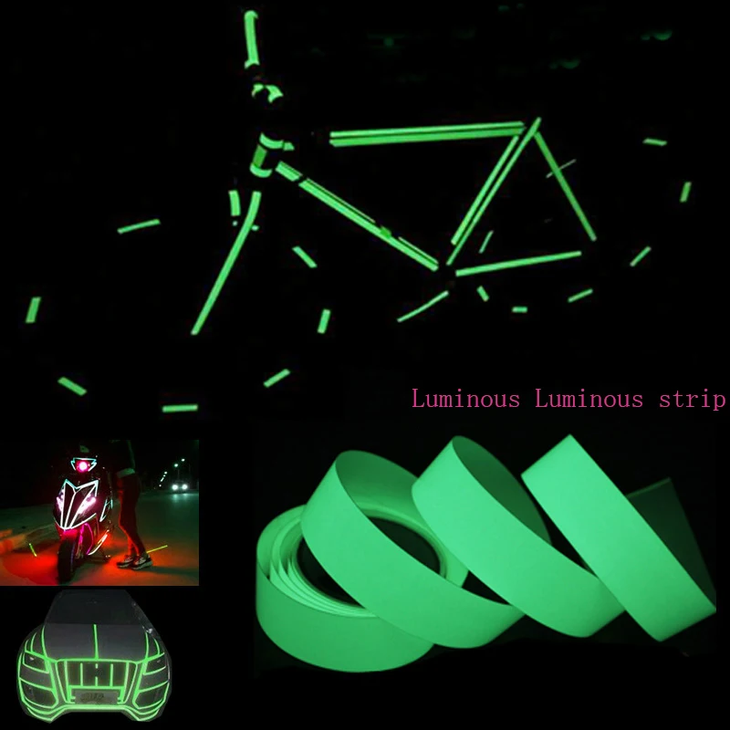 

10MM 24MM Width 10M Luminous Tape Self-adhesive Glow In The Dark Safety Warning Security Stage Home Party Decorations Tapes