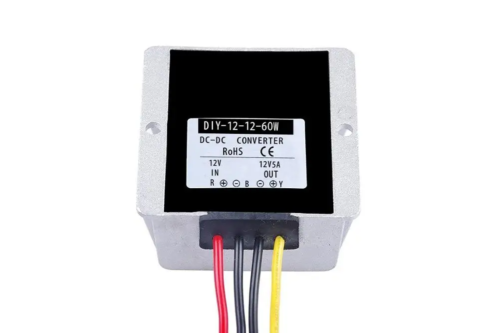 

10PCS Converter DC 12V(8V-20V) to 12V 5A DC Boost Buck Power Module Voltage Regulator waterproof