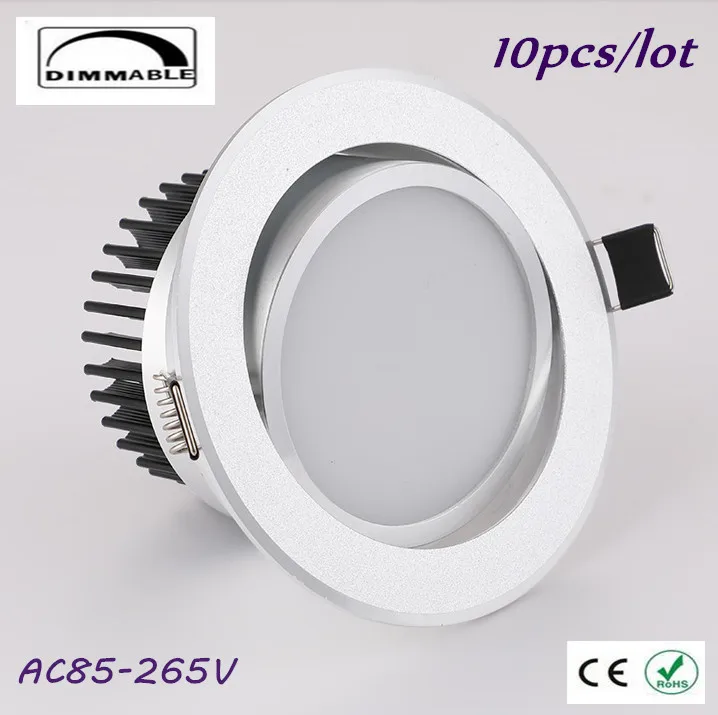 

Hot Sale 3W 5W 7W 10W 12W 15W 20W 30W LED Downlight Dimmable Warm Natural Cold White Recessed LED Lamp Spot Light AC85-265V