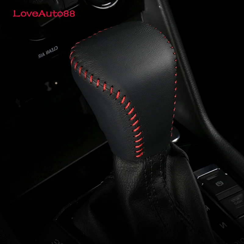 Кожаный чехол для автомобильной ручки Фольксваген тигуан MK2 2017 2018 2019 ручка