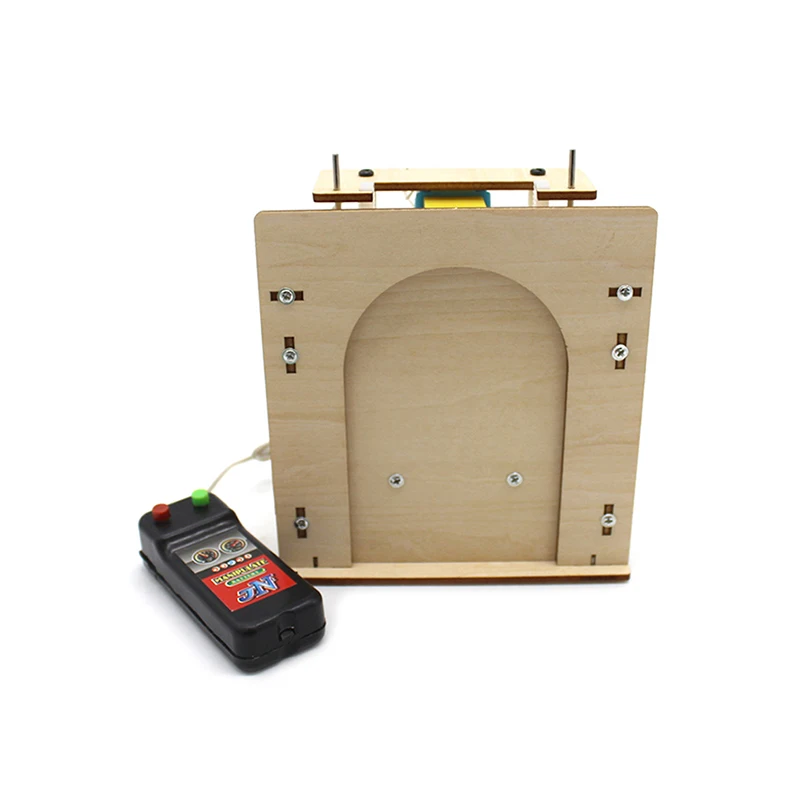 Деревянная подъемная дверь № 1 самодельная модель для дома гаража набор