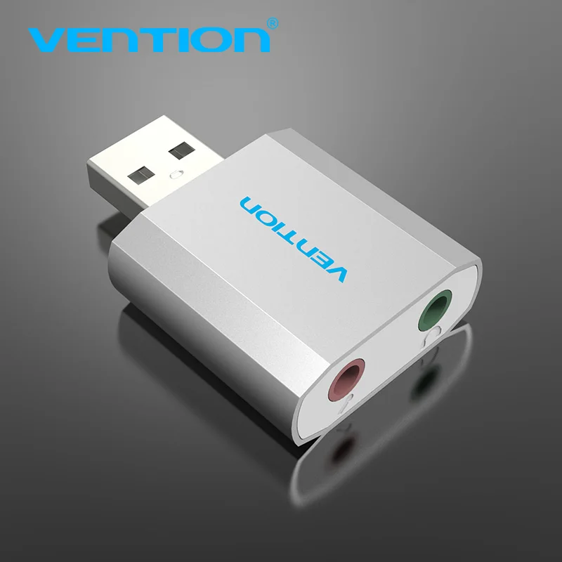 Vention Внешний USB звуковая карта Jack 3.5 мм адаптер для наушников аудио MIC Звуковая WinXP/7