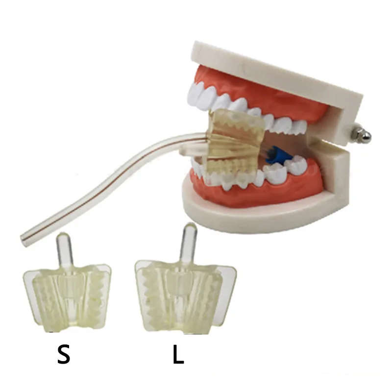 5pcs Dental Silicone Occlusal Pad Saliva Ejector Suction Tip Mouth Support Holding Opener Retractor Dentist Material S L | Красота и