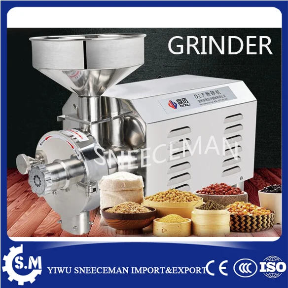 

Running water grinder continuous punching machine seasoning Soybean chili pepper sesame flour mill cereal mill