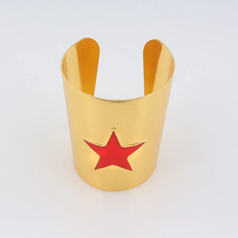 Фигурка принцесса Диана Косплей-Браслет Золотая Звезда Bracer Хэллоуин супергерой косплей аксессуары Hallooween Cos оружие