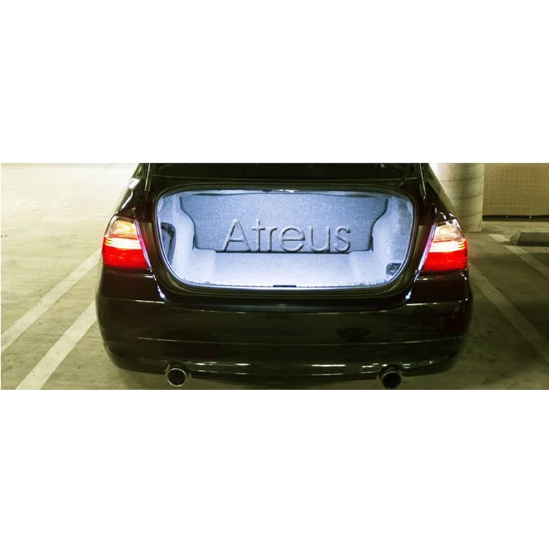 

PAKUSI 2X Car LED Luggage Compartment Lights For Volvo XC70 S60 S80 C70 XC90 Accessories White SMD LED Luggage Lamp Bulb Kit 12V