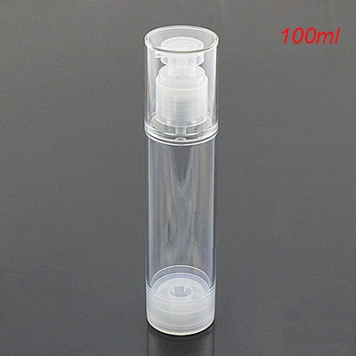 Hot 100ML clean airless bottle plastic lotion bottle  vacuum bottle with airless pump Refillable Bottles CONTAINER FOR COSMETIC