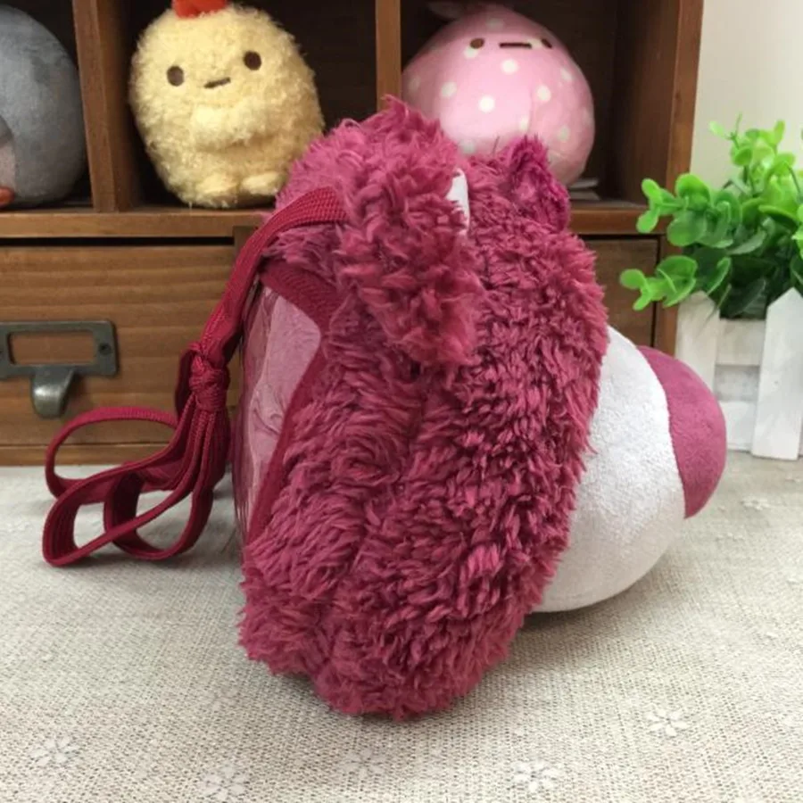 Плюшевые рюкзаки Lotso toy story 1 шт. детские плюшевые сумки Kawaii с клубничным медведем
