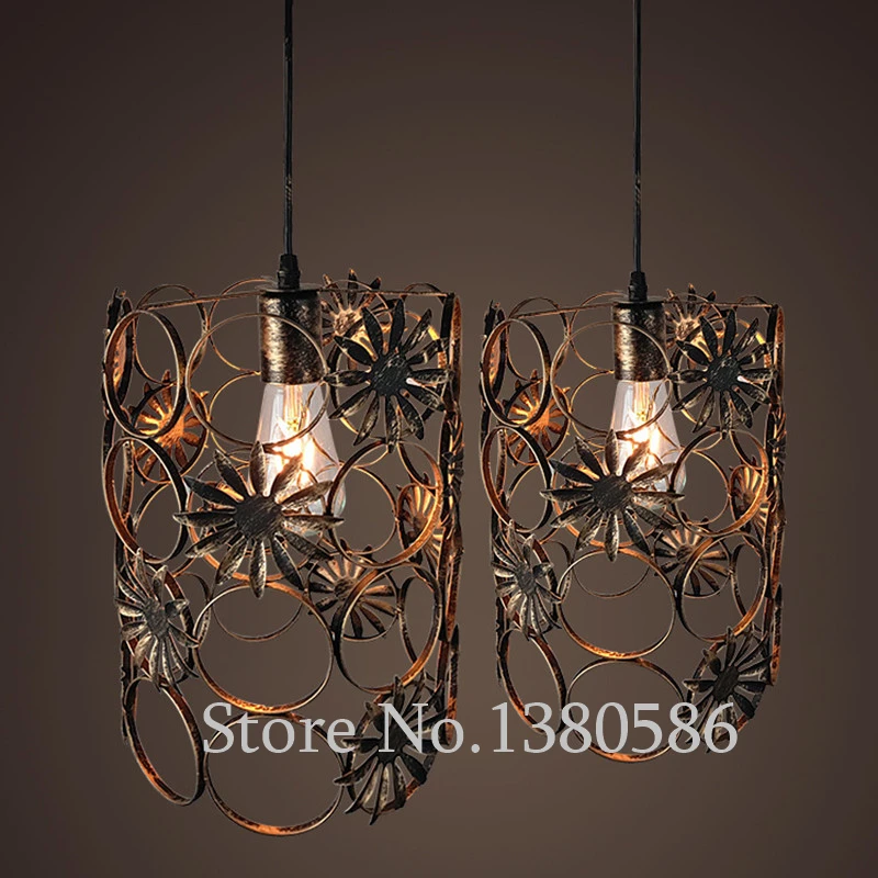 Чердак промышленный ветер креативный подвесной светильник Ретро лестница E27