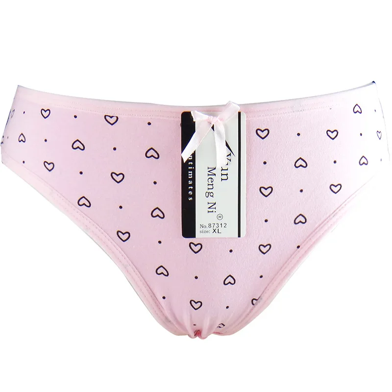 Новинка 2017 модное хлопковое нижнее белье с принтом любовь сексуальные и