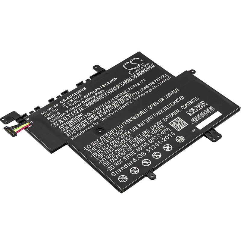 Cameron Sino 4900mAh Battery for Notebook Asus E203 E203N E203NA 0B200-02500000 C21N1629 (2ICP4/59/134) | Электроника