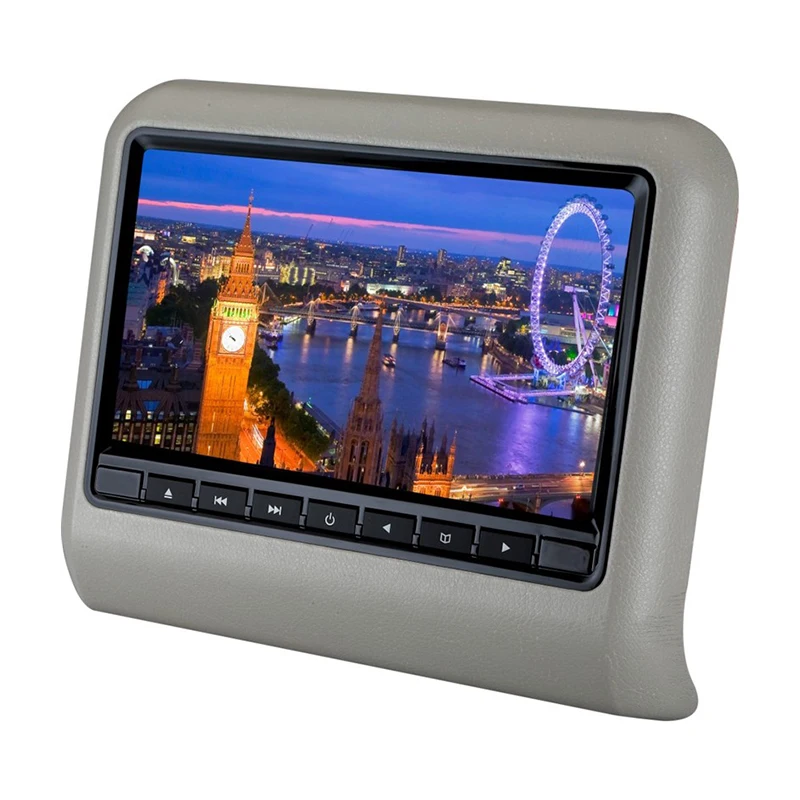 Liplasting " ЖК-экран Автомобильный подголовник монитор dvd-плеер USB/SD FM/IR передатчик сенсорная кнопка Встроенный динамик 1 шт