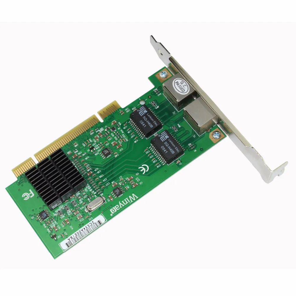 PCI адаптер с двумя портами для Gigabit Ethernet сетевой адаптер карты PRO/1000 Мбит/с Intel PWLA8492MT 82546 NIC lan сетевая карта 10/100/1000 м