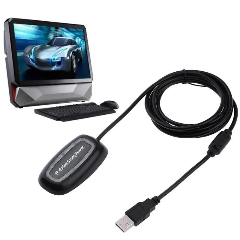 Беспроводной ПК USB 2 0 приемник для контроллера Xbox 360 игровой USB-приемник адаптер