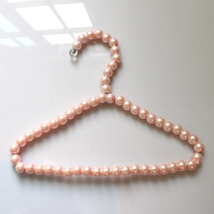 

Sainwin 5pcs/lot 20cm Baby Child Kids Plastic Hanger pet Clothes Rack Dog Small Pearl Hangers