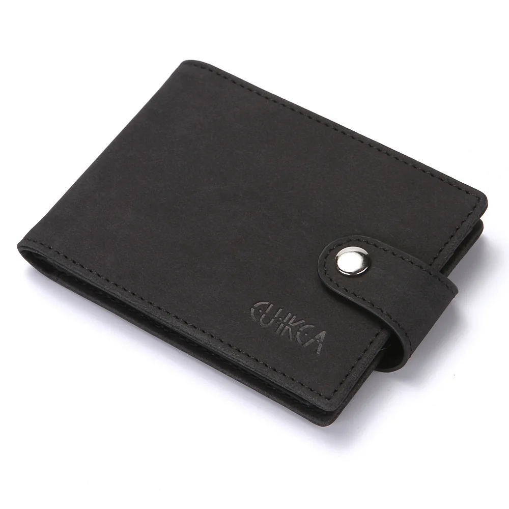 CUIKCA RFID корейский модный качественный замшевый кожаный мужской кошелек на