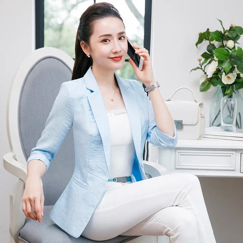 Высокое качество ткани Формальные блейзеры и куртки пальто с длинным рукавом для