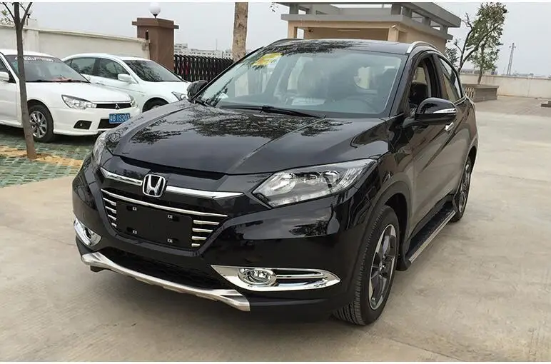 JIOYNG для Honda VEZEL HR-V HRV 2015-2017 Передний + задний бампер диффузор бамперы защита губ