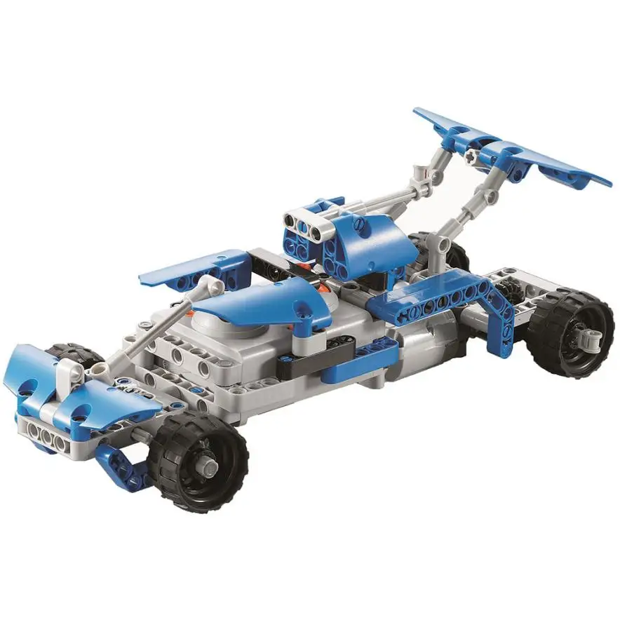 190 шт. DIY блоки Набор R/C 10 в 1 гоночные автомобили Строительные кирпичи