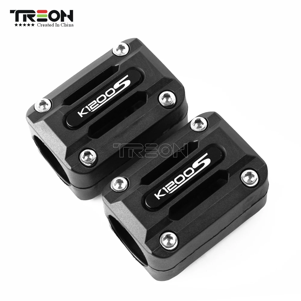 1 Pair For BMW K1200S All Years Motorcycle Engine Crash Bar Protection Bumper Decorative Guard Block | Автомобили и мотоциклы