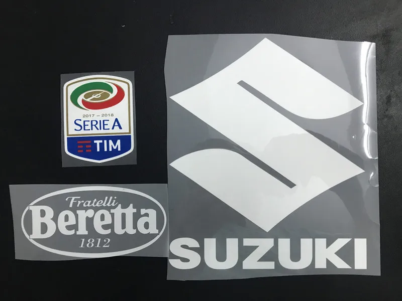 7 17 18 Torino FC Italy CLUB Out Белый спонсор патч Итальянская серия патч+ SUZUKI+ SPORTPESA+ Fratelli Beretta значок патчи - Цвет: 7